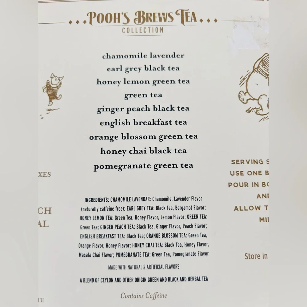 Charbrew | Winnie The Pooh 216 Assortment Tea Gift Set Flavor Varieties